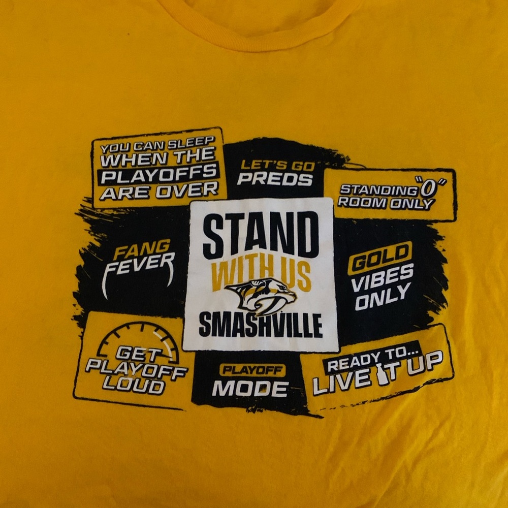 Fruit of the Loom Yellow Smashville Tee